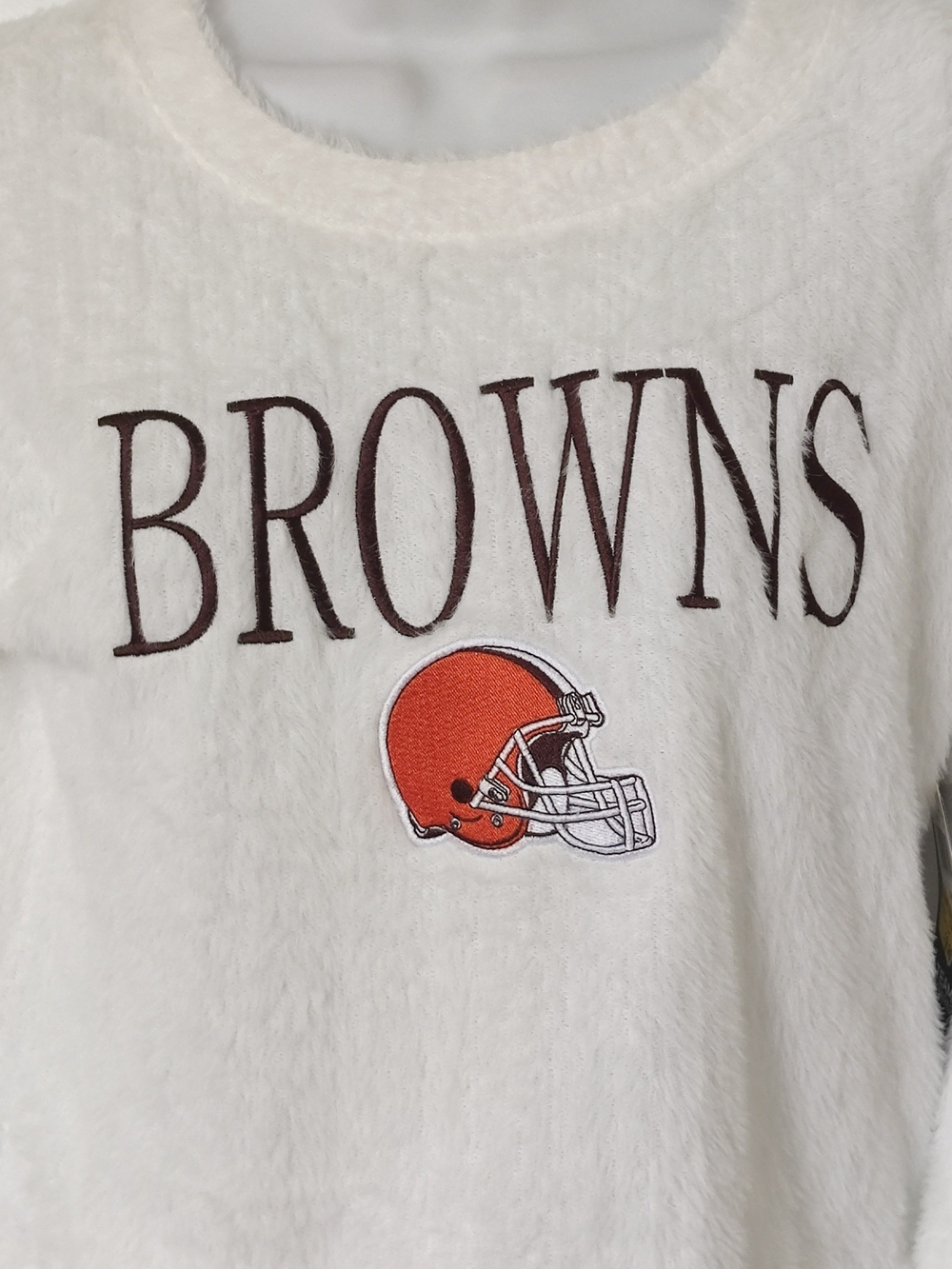Ladies Cleveland Browns NFL Team Apparel Long Sleeve Sleepwear Top Size Small - Picture 2 of 4
